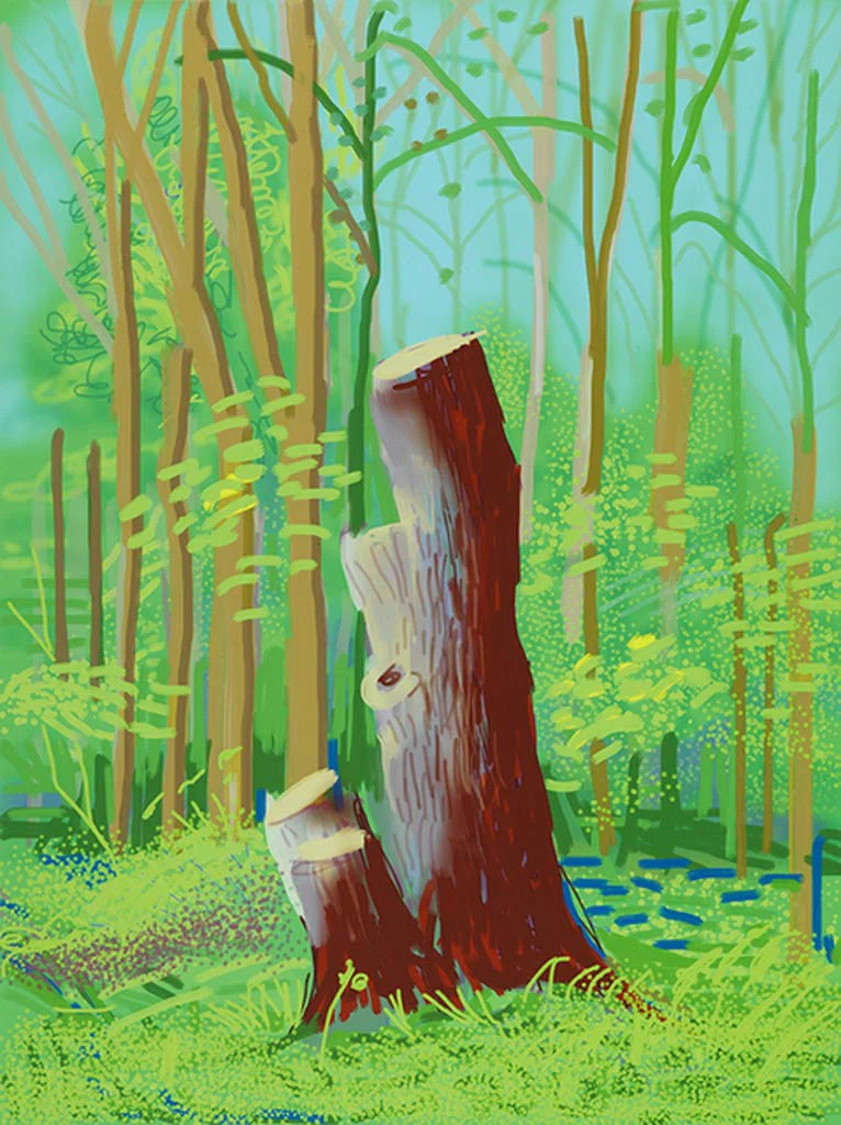 24th April 2011 (The Arrival of Spring) by David Hockney - Image 3